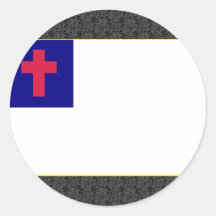 Christian Flag Sticker