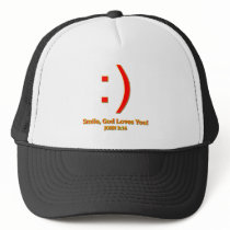 Christian God Love's You Trucker Hat