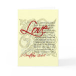 Christian Greeting Card, Love Christian Card