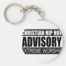 Christian Hip Hop Advisory... Keychains