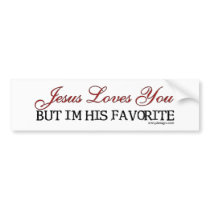 Christian Humour Bumper Sticker