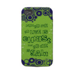 Christian iPhone 4 case (tough): To Live is Christ