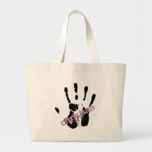 Christian lila sur main noire bag