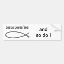 Christian Love Bumper Sticker
