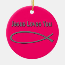 Christian Love Christmas Tree Ornament