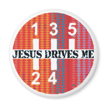 Christian magnet: Jesus Drives Me