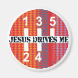Christian magnet: Jesus Drives Me