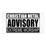 Christian Metal Advisory... photo cards