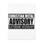 Christian Metal Advisory...