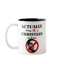 Christian Nation  $17.95 Two Toned Coffee Mug