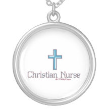 Christian Nurse Cross Personalized Necklace