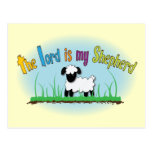 Christian postcard: The Lord is my shepherd