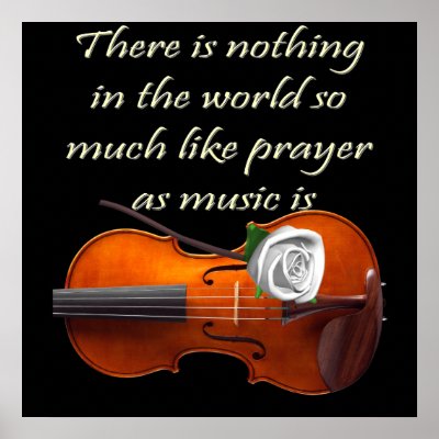Christian Poster Violin Inspirational Saying by christian_posters