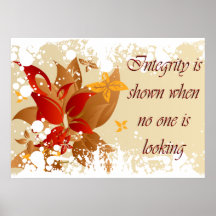 Christian Poster with Inspirational Saying