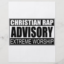 Christian Rap Advisory... Full Colour Flyer