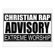 Christian Rap Advisory... Personalized Invitations