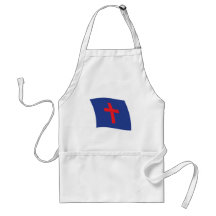 Christian Religion Flag Apron