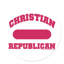 Christian Republican Sticker