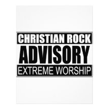 Christian Rock Advisory... Custom Letterhead
