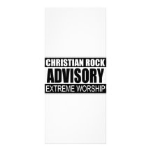 Christian Rock Advisory... Full Colour Rack Card