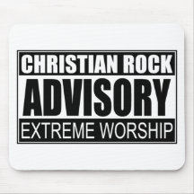 Christian Rock Advisory... Mouse Pad
