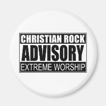 Christian Rock Advisory... Refrigerator Magnets