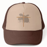Christian Rock Drummer Drum Stick Cross Hat