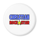 Christian Rock Star Refrigerator Magnets