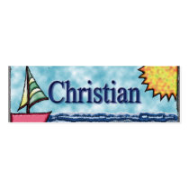 Christian Sailboat Bookmark Business Cards