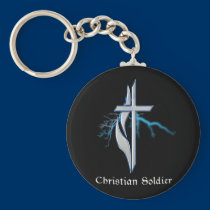 Christian Soldier keychains