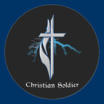 Christian Soldier stickers