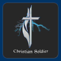 Christian Soldier stickers