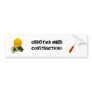 CHRISTIAN UNDER CONSTRUCTION!!... Religious bumper Bumper Sticker