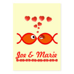 Christian Valentine Orange v1 Tract Card / Business Cards
