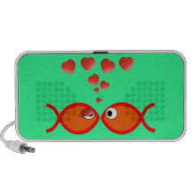 Christian Valentine Orange v2 iPod Speakers