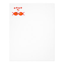 Christian Valentine Orange v2 Letterhead Template