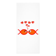Christian Valentine Orange v2 Rack Card Design