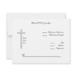 Christian Wedding RSVP Faith Hope Love Cross 2 Personalized Invite