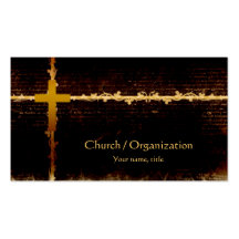 Christianity - religious business card