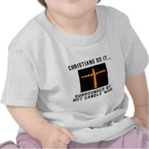 Christians Do It... Surrounded By Hot Candle Wax Tee Shirt