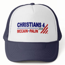 Christians for McCain Palin Mesh Hats