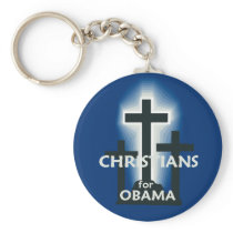CHRISTIANS for Obama Keychain