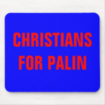 CHRISTIANS FOR PALIN MOUSE PADS