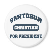 Christians for Santorum Refrigerator Magnets