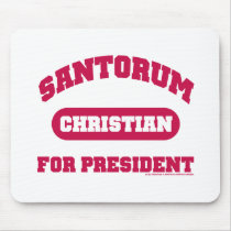 Christians for Santorum Mouse Pad