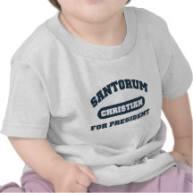 Christians for Santorum Tees