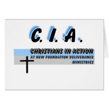 CHRISTIANS IN ACTION T's Greeting Cards
