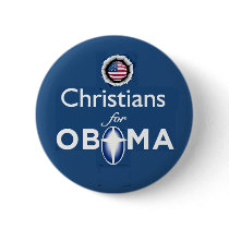 CHRISTIANS OBAMA Button