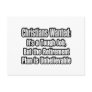 Christians Wanted...