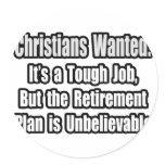 Christians Wanted...